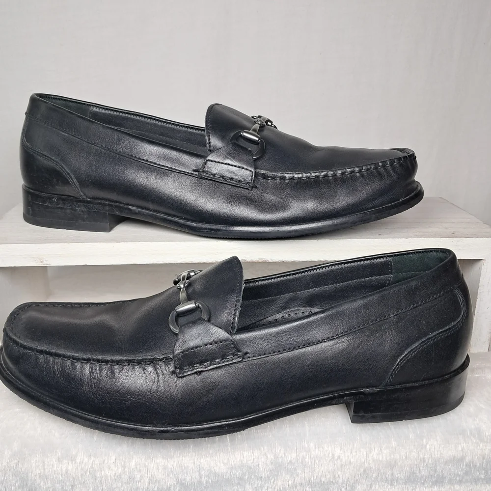 Cole Haan Men's Black Loafers - Picture 4 of 9